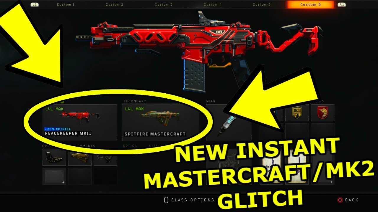 *NEW* INSTANT MASTERCRAFT CAMO GLITCH! BO4 CAMO GLITCH! BO4 GLITCHES! BLACK OPS 4 GLITCHES!