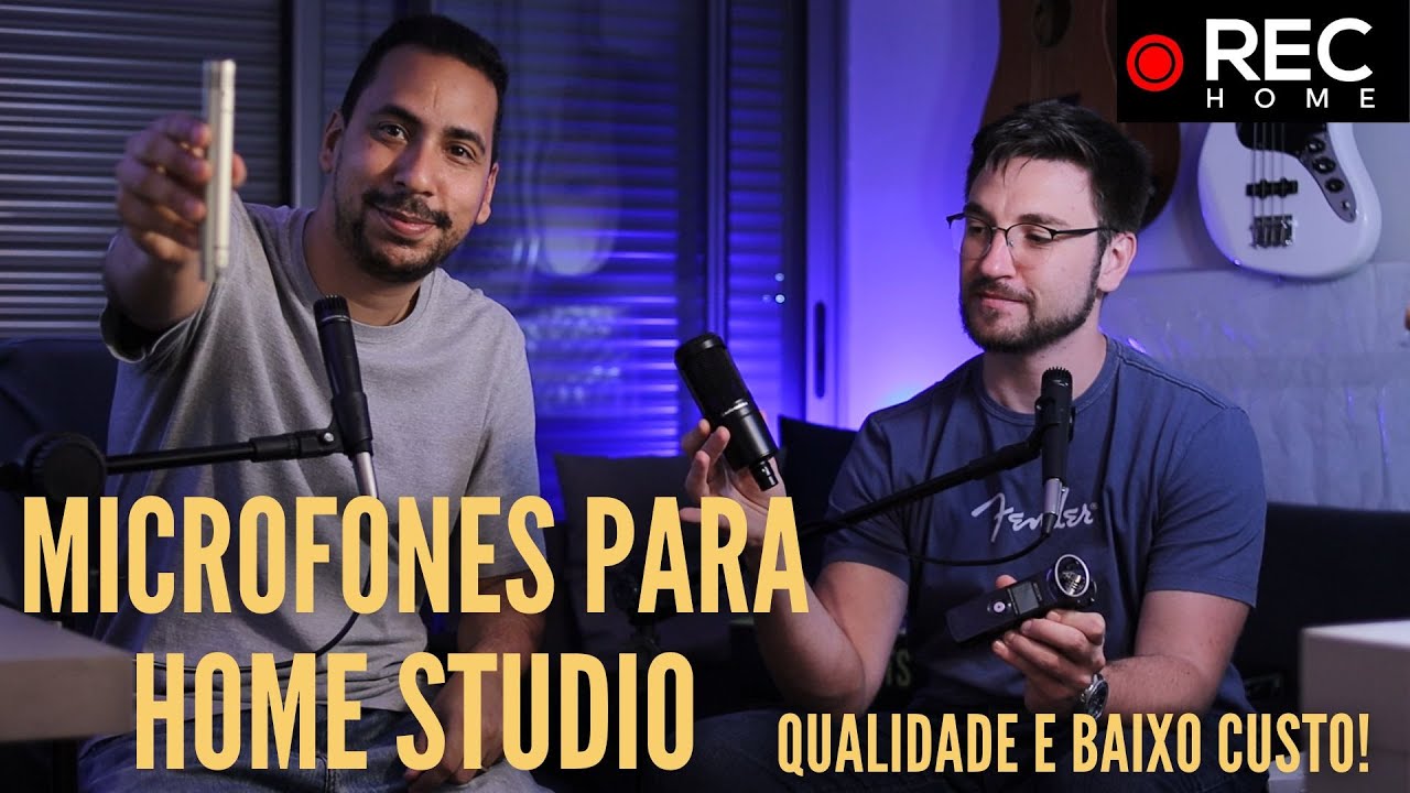 Microfones para Home Studio: BAIXO CUSTO e QUALIDADE