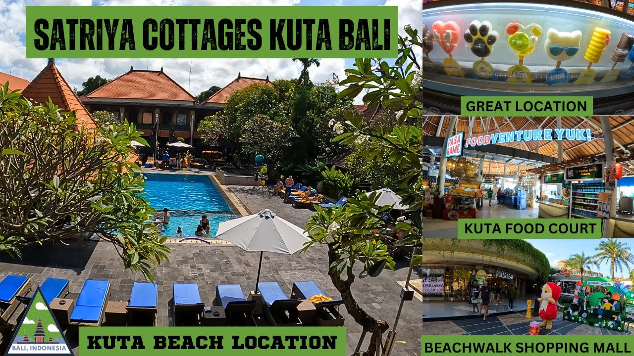 Bali Kuta Hotels Accommodation Satriya Cottages Kuta Beach Hotel