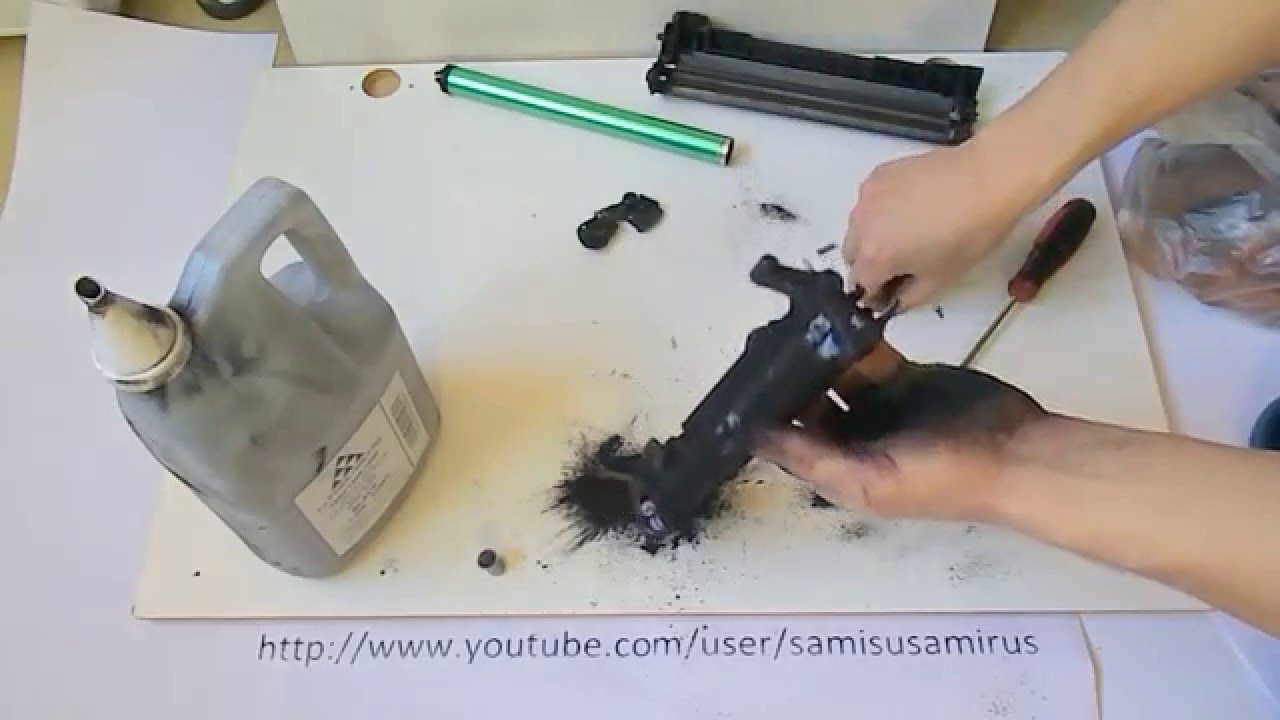 Принтер Canon  LBP6000, как заправить картридж