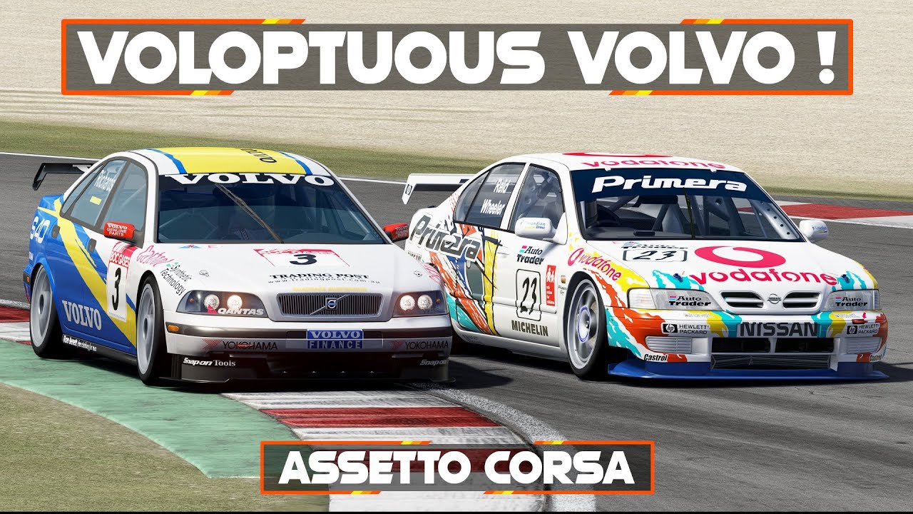 Assetto Corsa : Fantastic Volvo S40 Super Touring mod.
