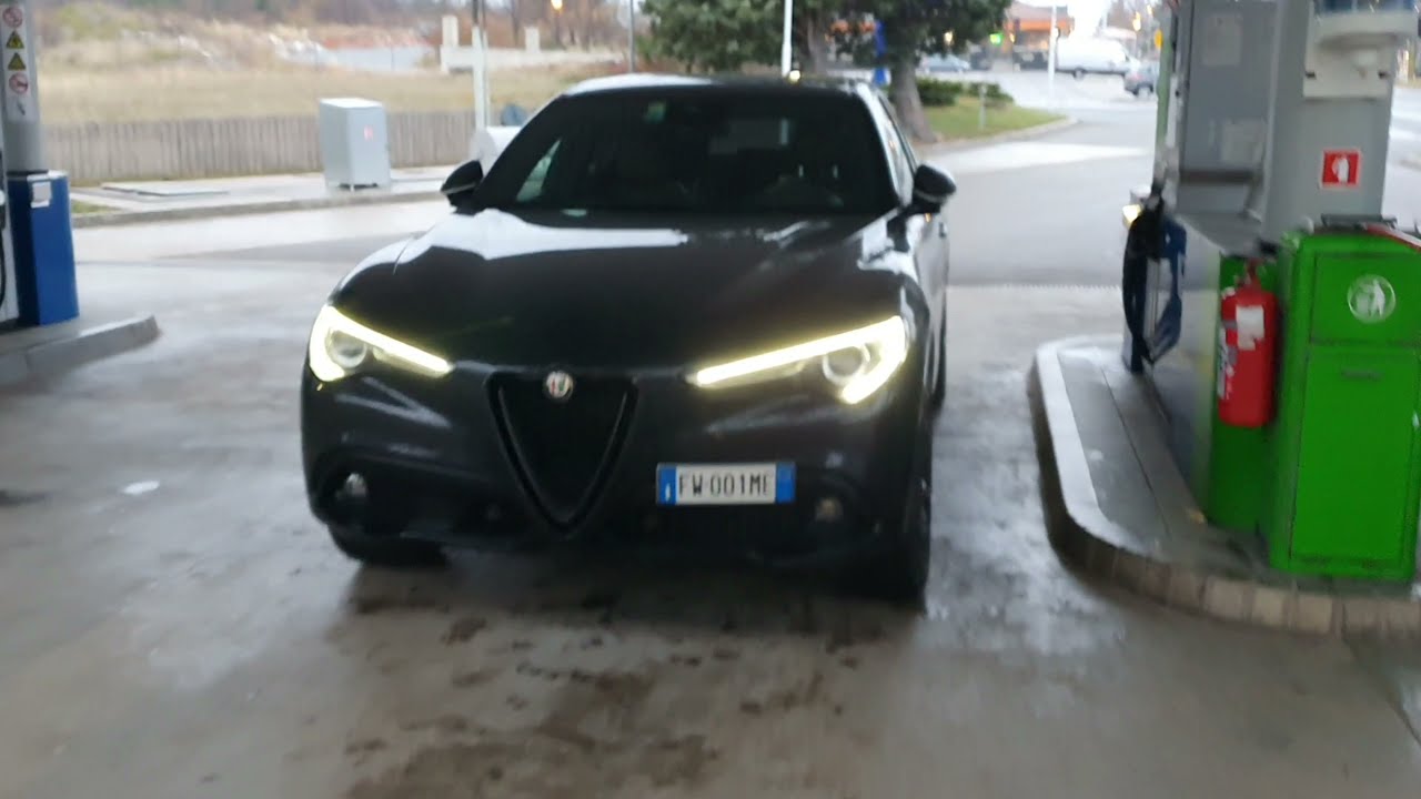 Тест расхода топлива Alfa Stelvio Q4 — дизель 210 л.с.