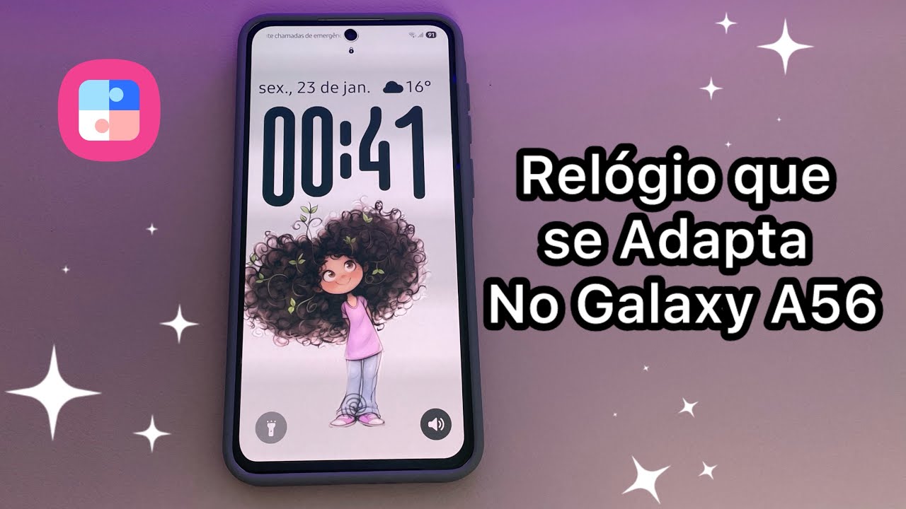 Por que o relógio não se mexe no Galaxy A56? Veja como resolver usando Always On Display 💡💕