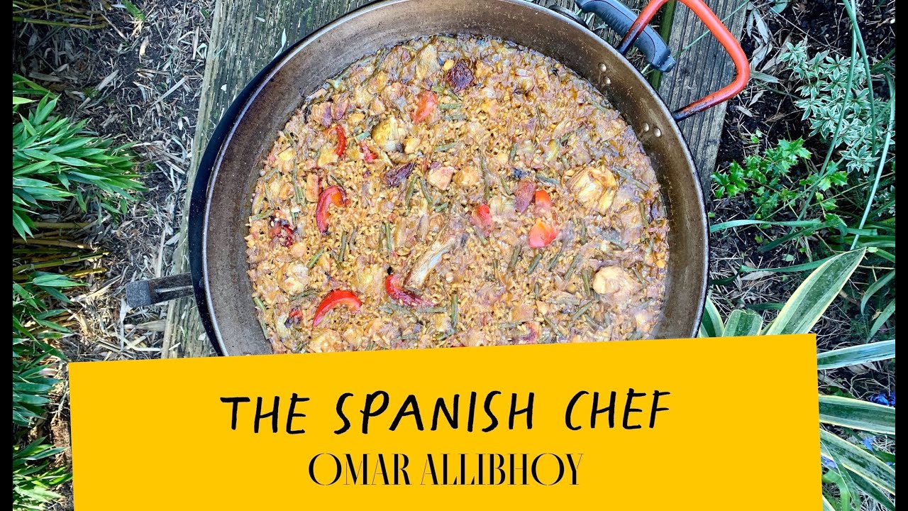 Pork cutlet and artichoke paella | Paella de chuleta de cerdo y alcachofa