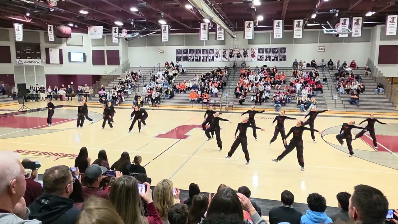 Jordan High Charlonians show routine at the 4A region competition. January 17th 2026