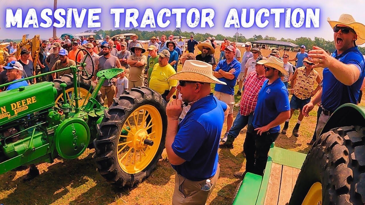 Wild Tractor Auction at Denton Farm Park + Somebody Called Security - SE Old Threshers Reunion in NC