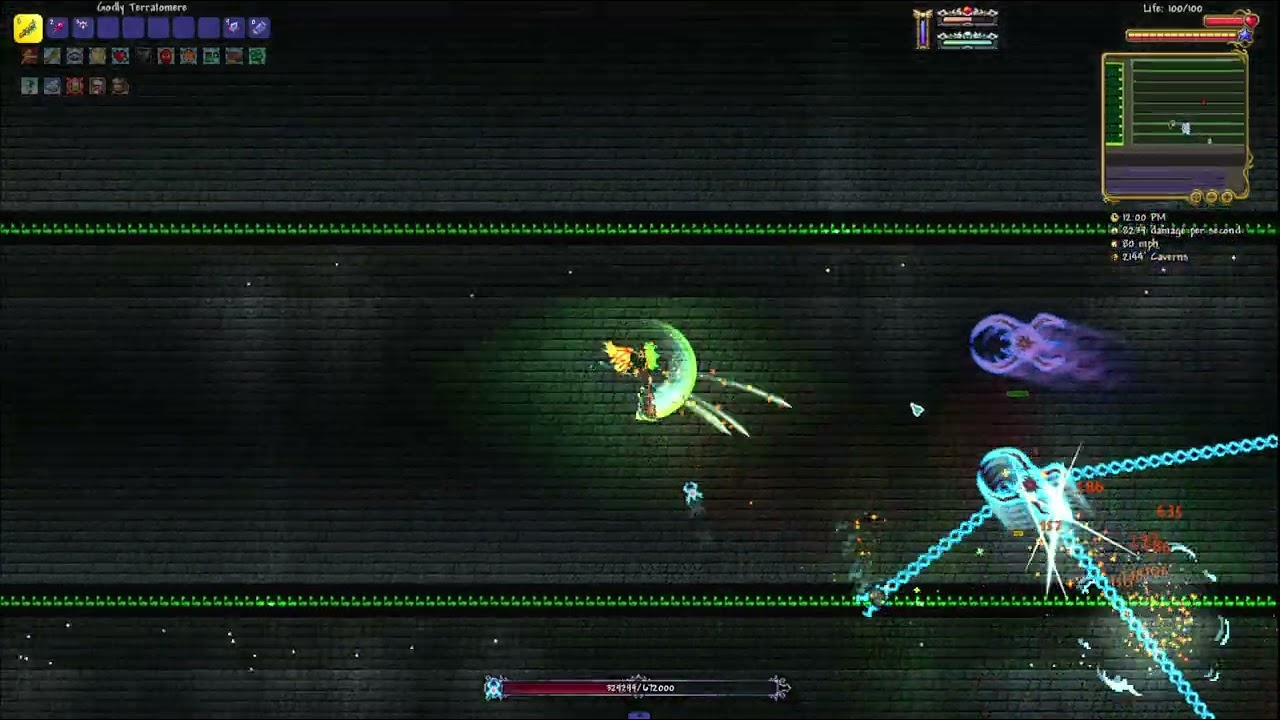 Calamity Mod - Revengeance Mode Polterghast Nohit (No Rage/Adrenaline)