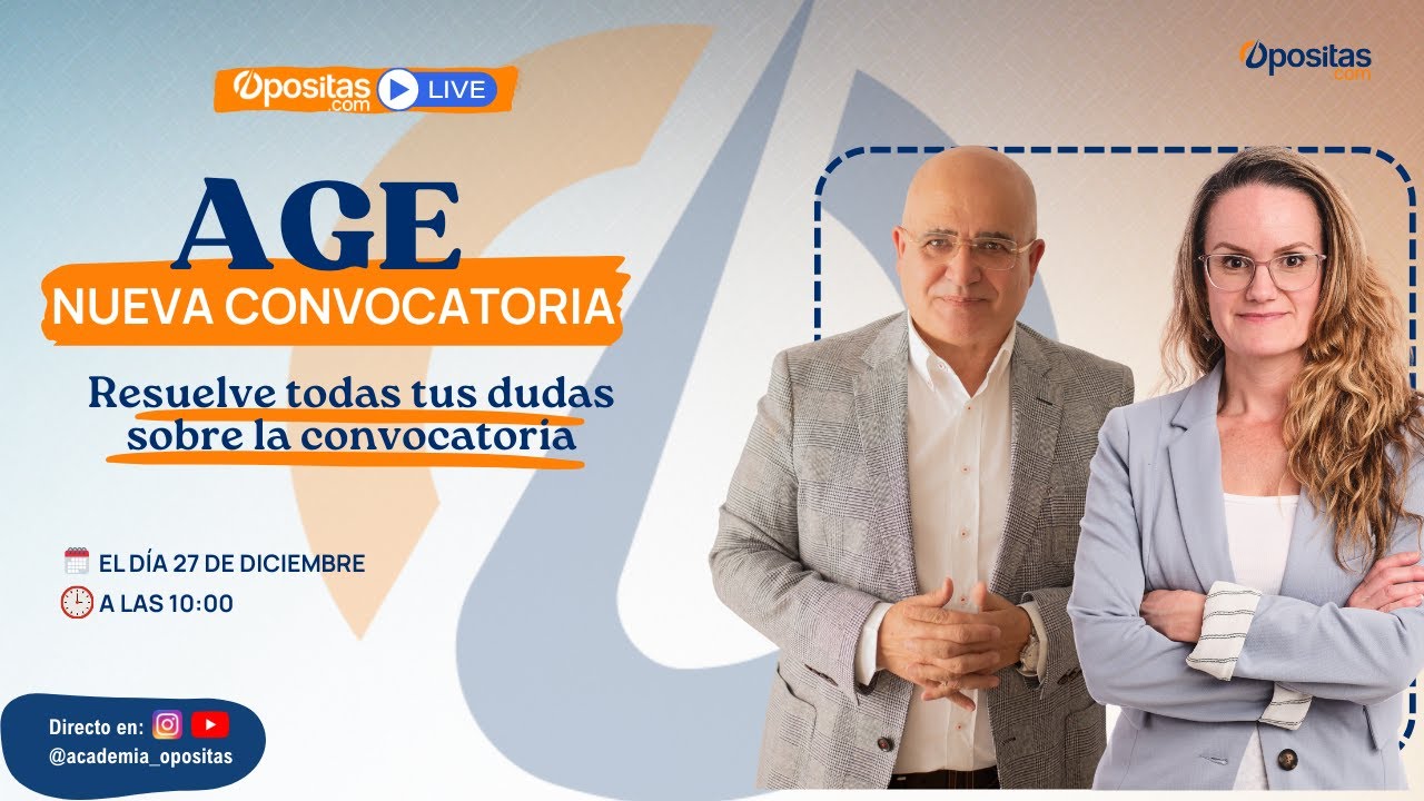 Convocatoria AGE 2025
