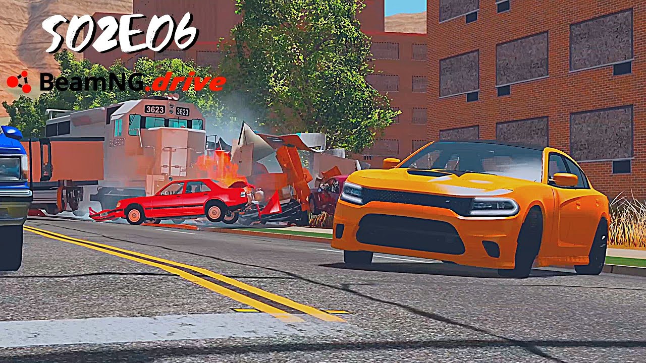 Beamng Drive Movie: Derailed (+Sound Effects) |Part 16| - S02E06