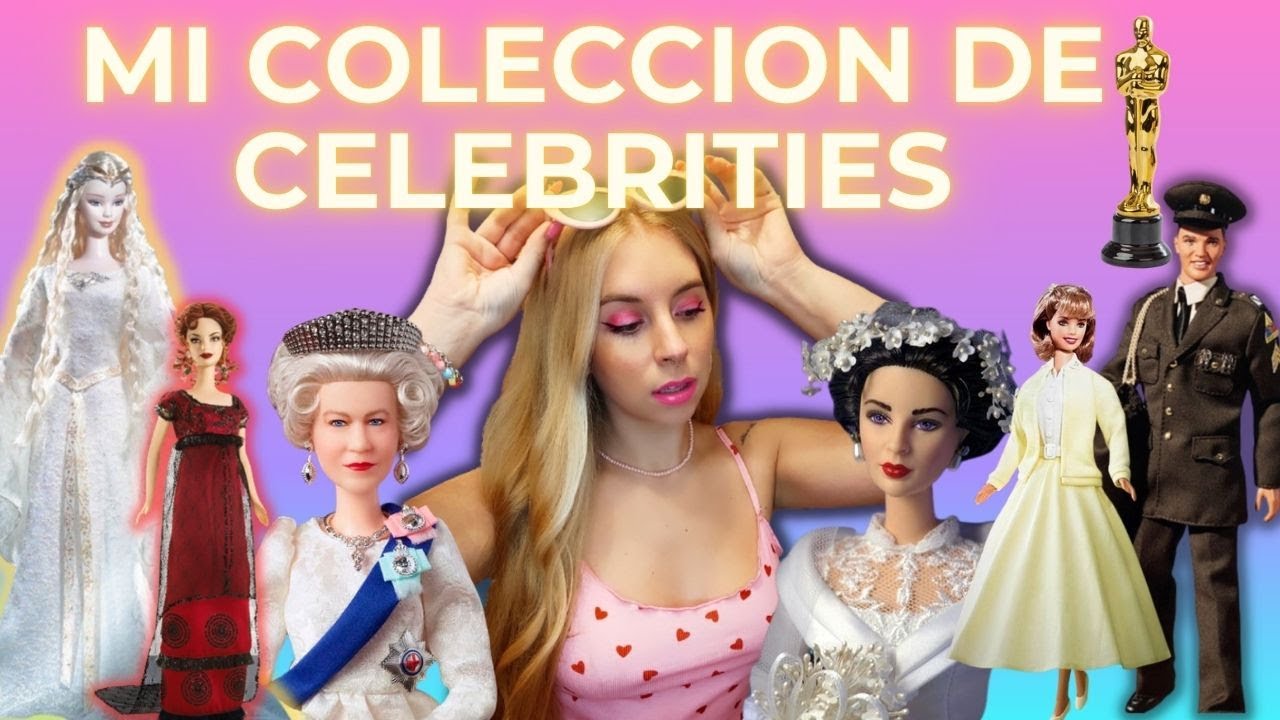 TODA MI COLECCION DE BARBIES DE FAMOSOS | ACTRICES, ACTORES, CANTANTES 😱⭐ @Chicle de Fresa Dolls