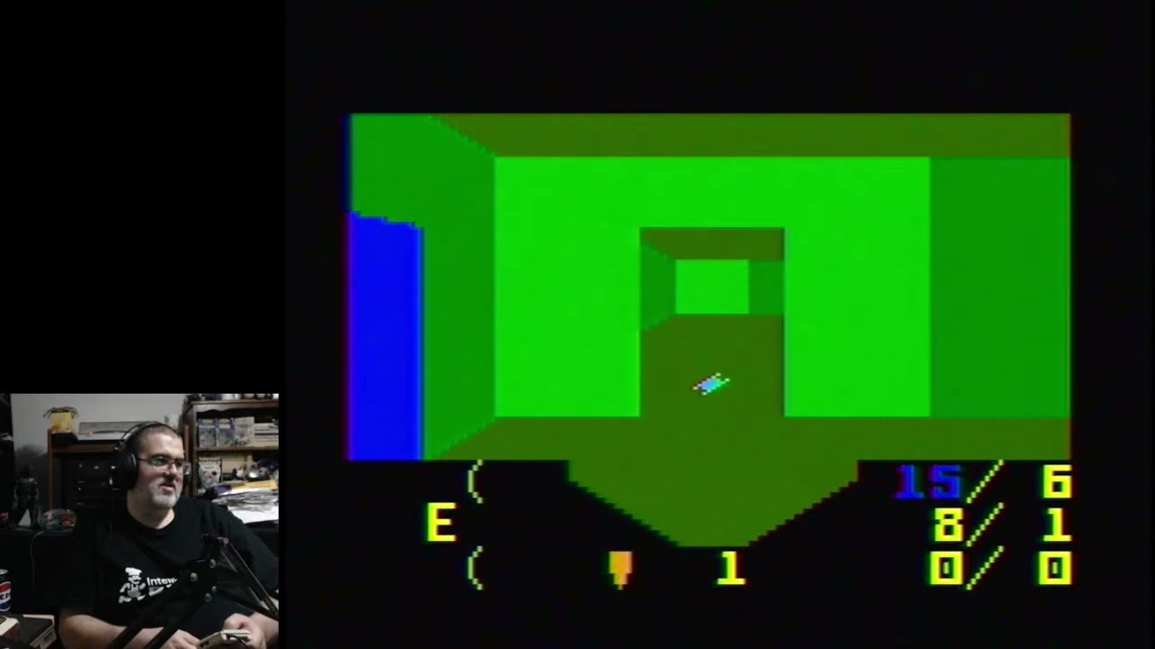 Playing Intellivision Games (AD&D Treasure of Tarmin)