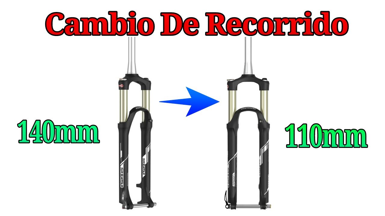 Cambio de Recorrido Suspensión Suntour Raidon