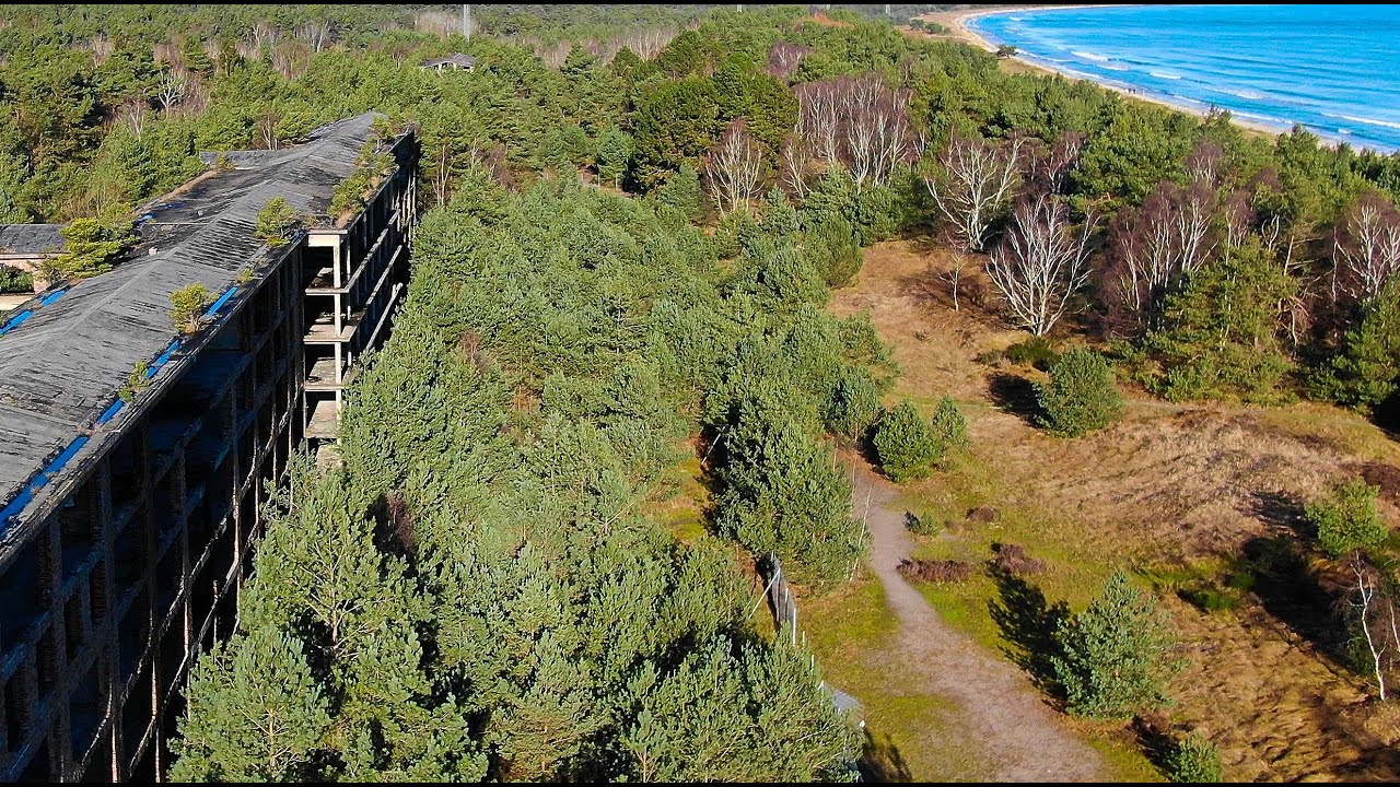 Insel R&uuml;gen: KdF - Ruine am Strand von Prora