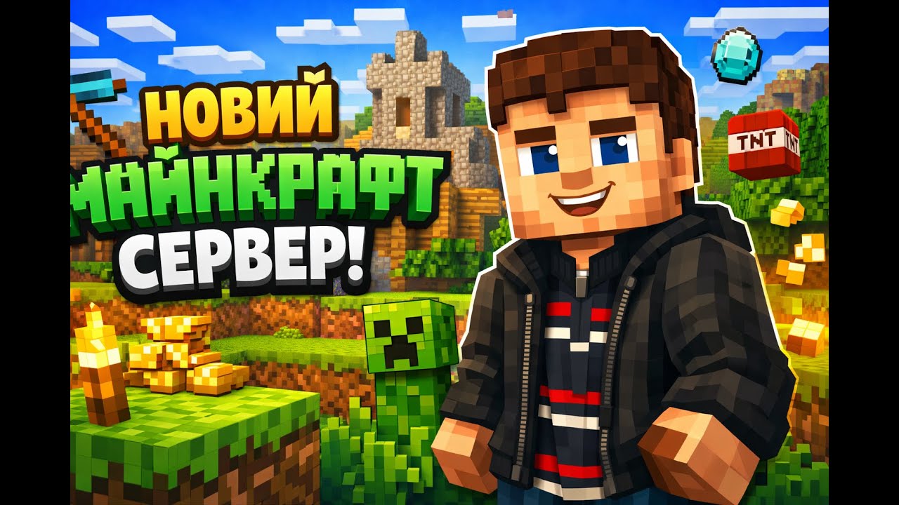 Відкриття сервера Minecraft | Заходь грати!