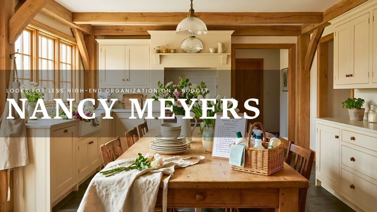 Весеннее обновление в стиле Нэнси Майерс: уборка для создания уютного уголка.