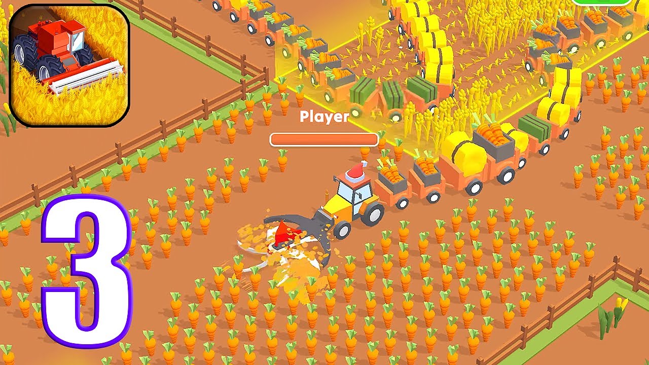 Harvest.io – 3D Farming Arcade - Gameplay Walkthrough Part 3 (Android,iOS)