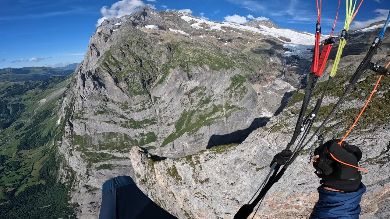 First -  Mättenberg Grindelwald paragliding