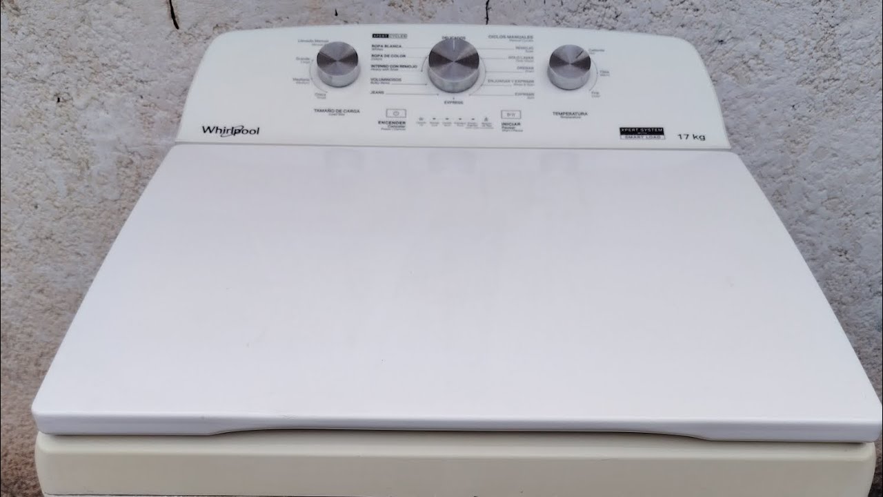 LAVADORA WHIRPOOL BATMAN SE AZOTA Y SE PAUSA AL EXPRIMIR 