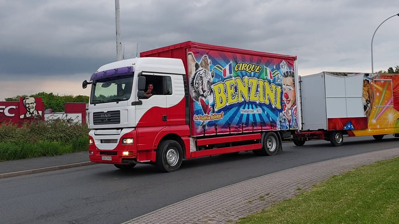 Arrivé en fanfares du Cirque Benzini (Ritz) à Garges-les-gonesse (Vendredi 03 Mai 2019)