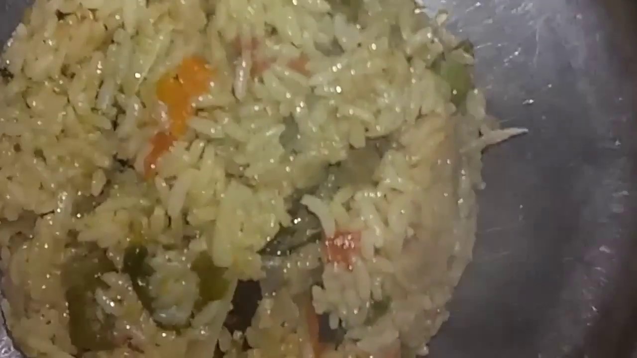 Vegetable palav in Kannada