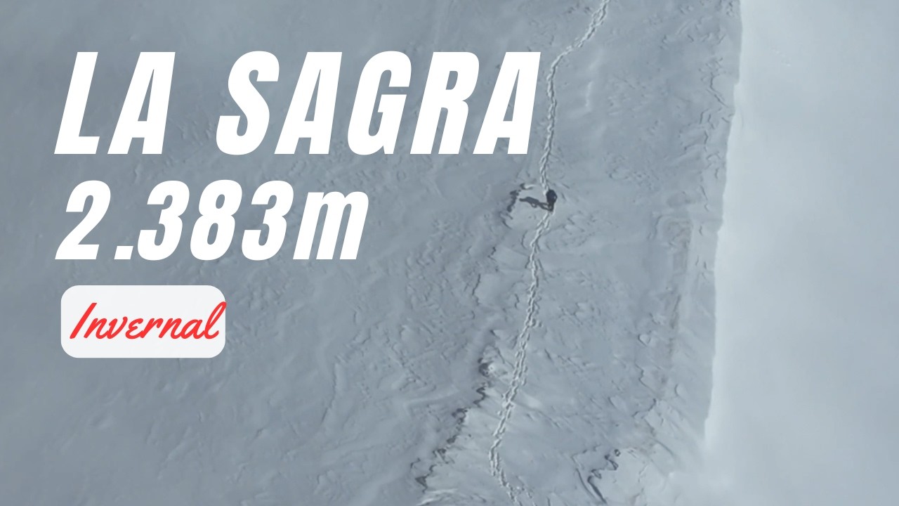 LA SAGRA 2.383m  INVERNAL Por el embudo