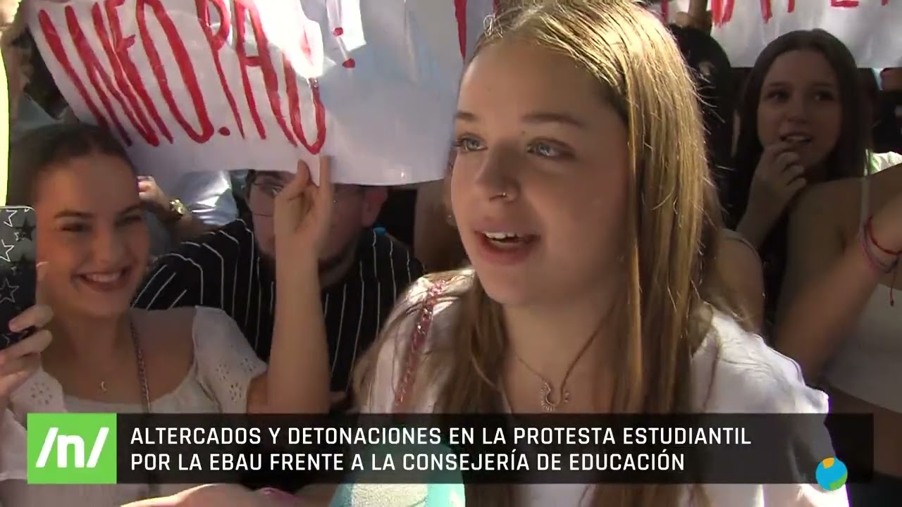 4/10/2024 Cargas policiales en la protesta estudiantil por la PAU