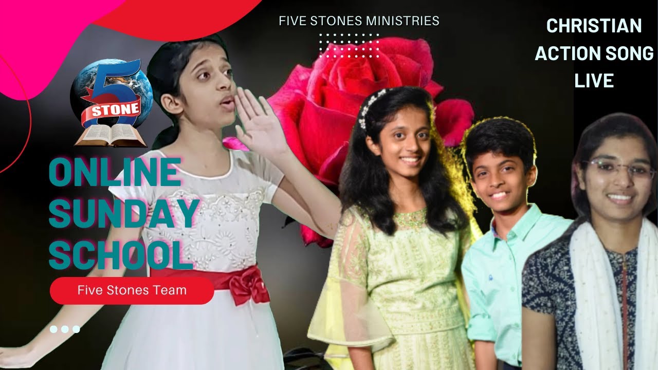 Christian  Kids Action Songs | ONLINE SUNDAY SCHOOL LIVE | 26-07-2022