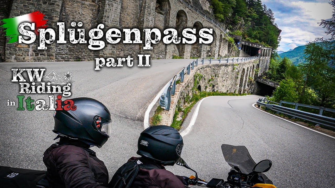 Lost in the Swiss Alps | Day 5 Part 2 - Splügen to Solda | KW Riding in Italy (and Switzerland)