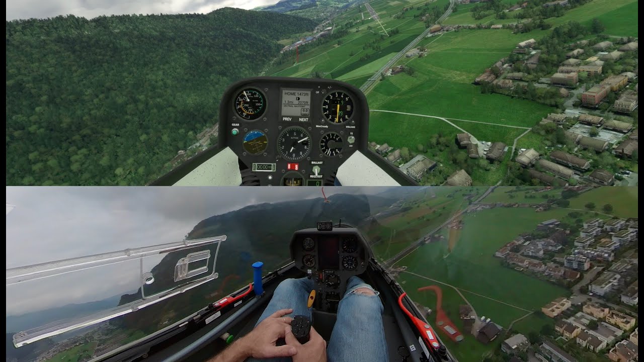 Comparison between reality and flight simulators (Condor 2, X-Plane 11 and MS Flight Simulator 2020)