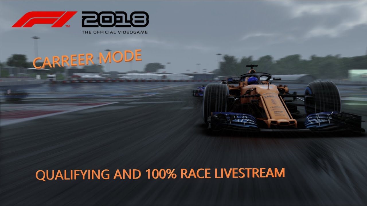 F1 2018 Carreer Mode - #1 Australia Qual/Full Race - PS4 Pro Live ENG / PT-PT