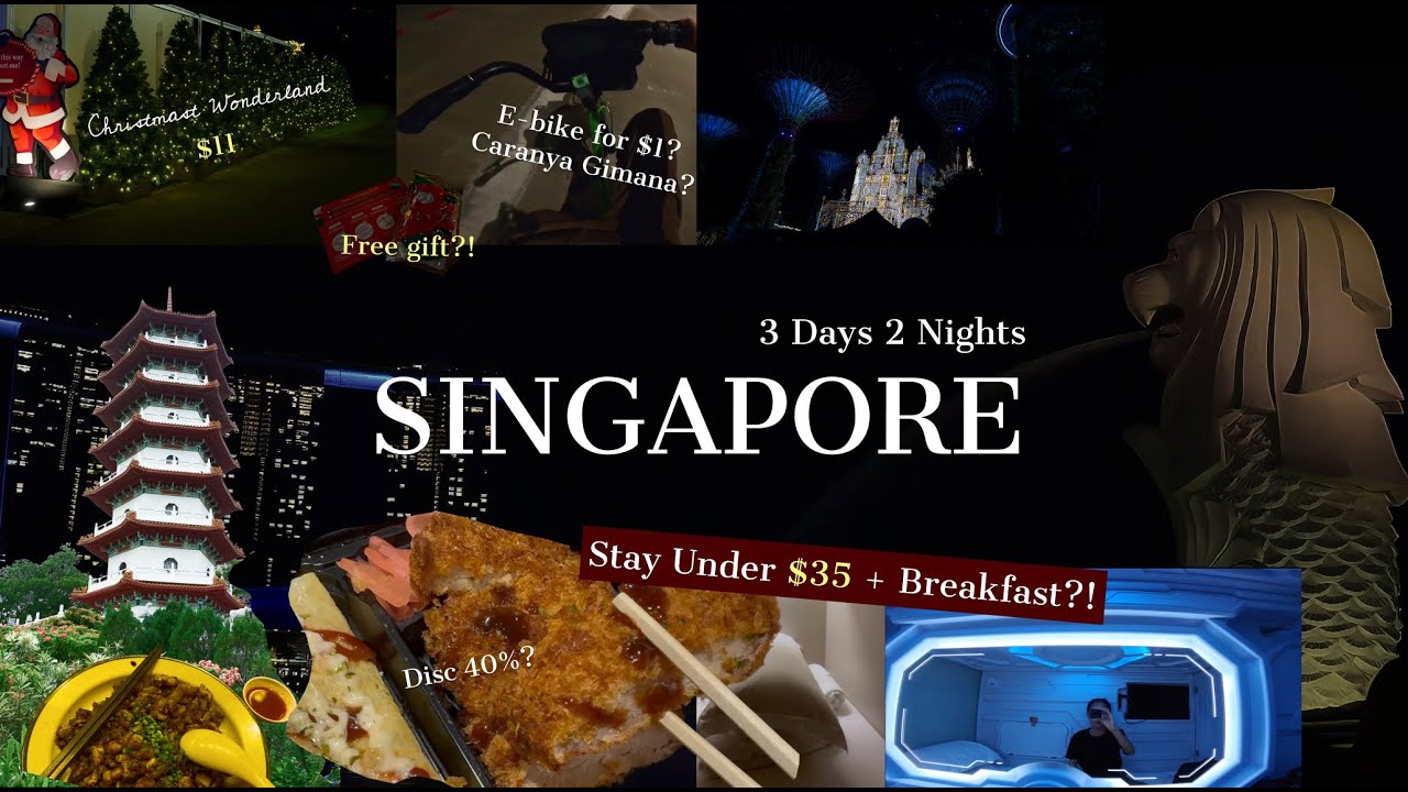 Trip Singapura Murah Tapi Nggak Bosen! 😱 3H2M 🇸🇬