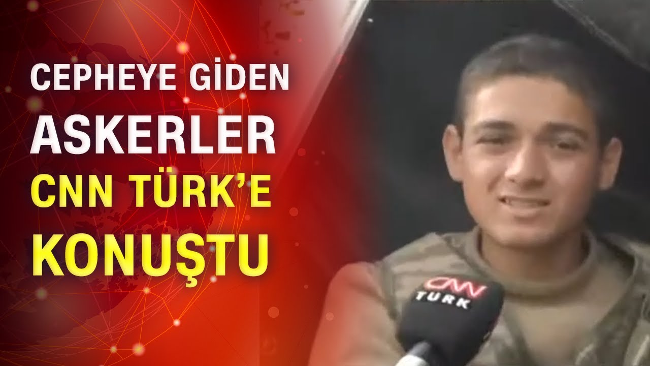 Cepheye giden Azerbaycan askerleri CNN TÜRK'te