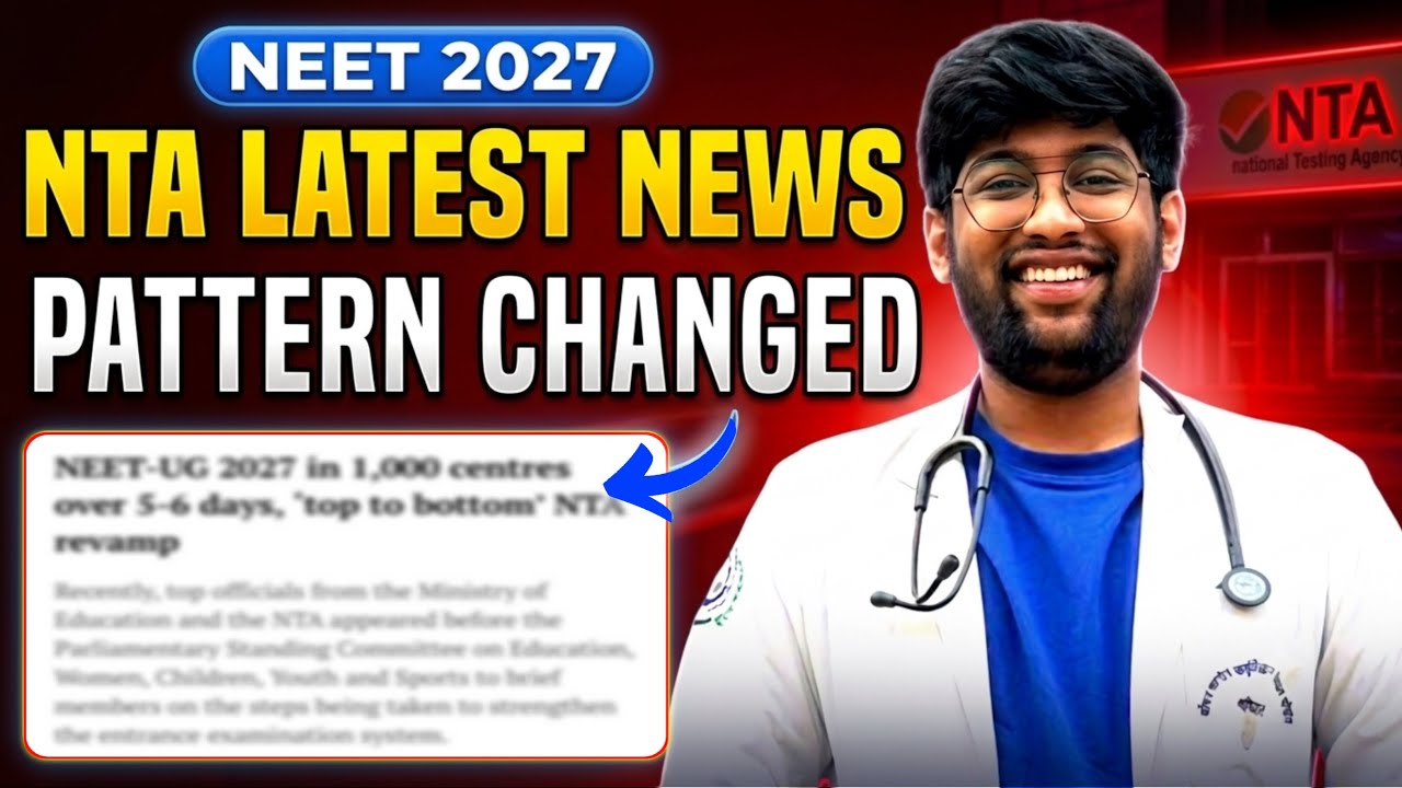 NTA Latest News on NEET 2027😱| Pattern Changed?