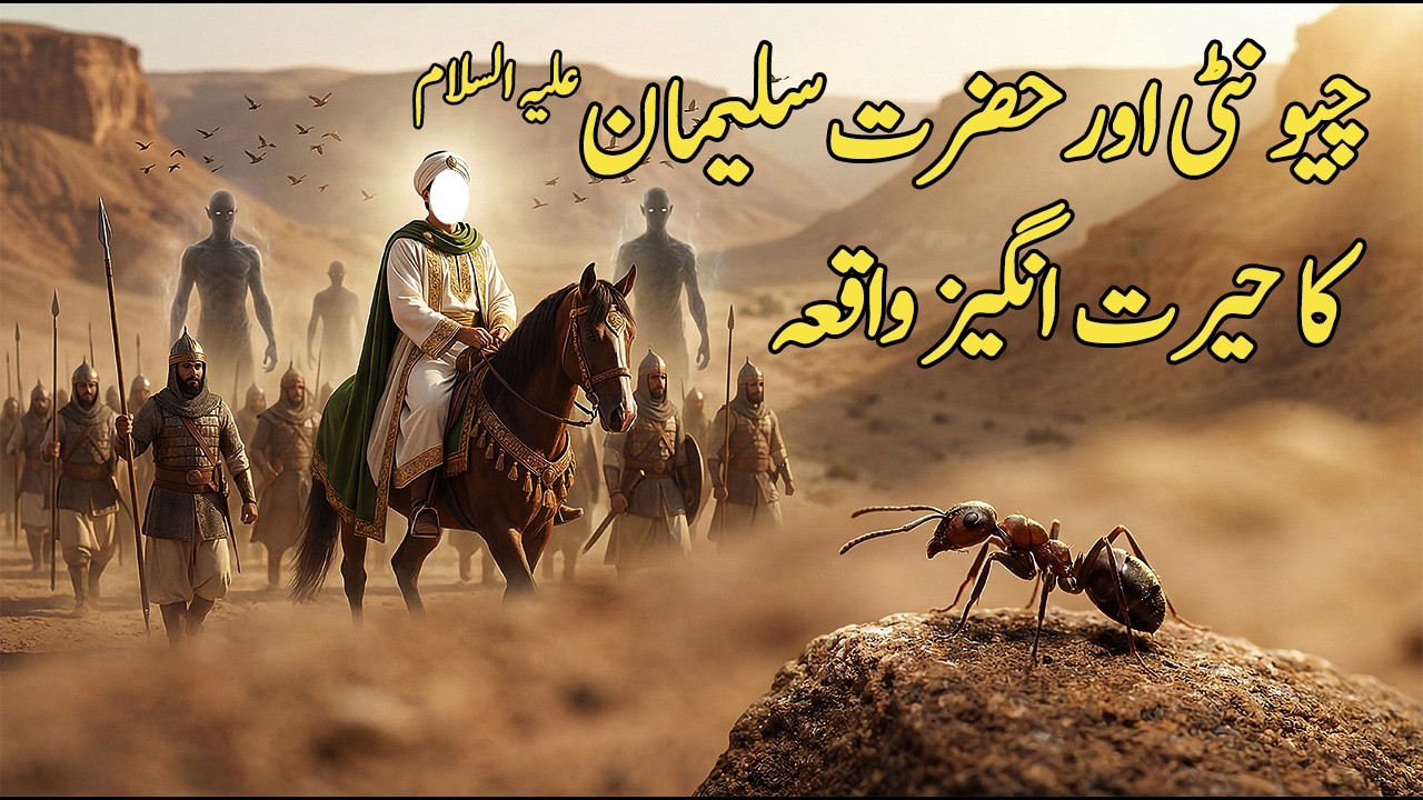 Hazrat Sulaiman(A.S) Ko jab Aik Cheenti Ne Rok Deya  | ٰIslamic Stories | Noorax Insight