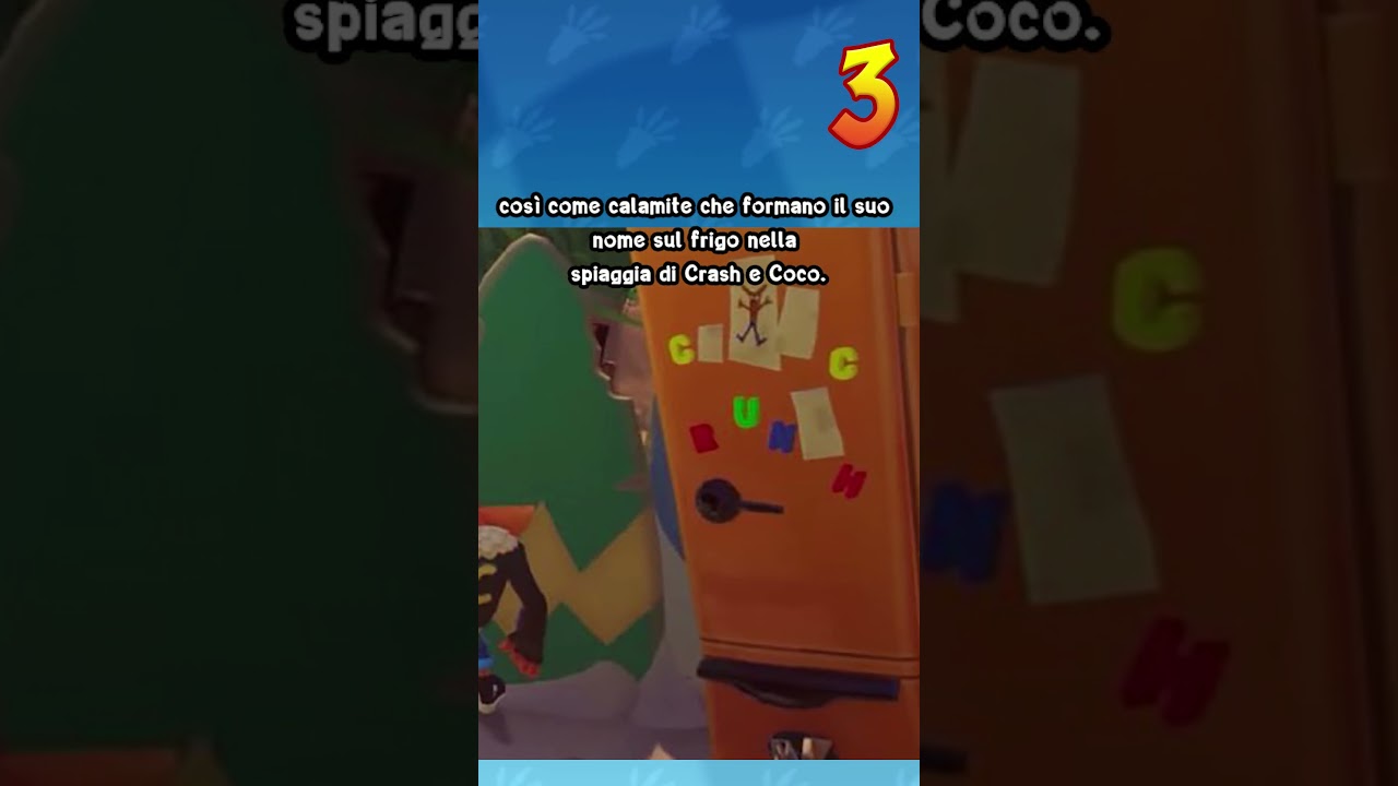 5 CURIOSIT&Agrave; SU CRUNCH BANDICOOT 💪🏋️&zwj;♂️ #crashbandicoot #playstation #anni90 #playstation1 #shorts