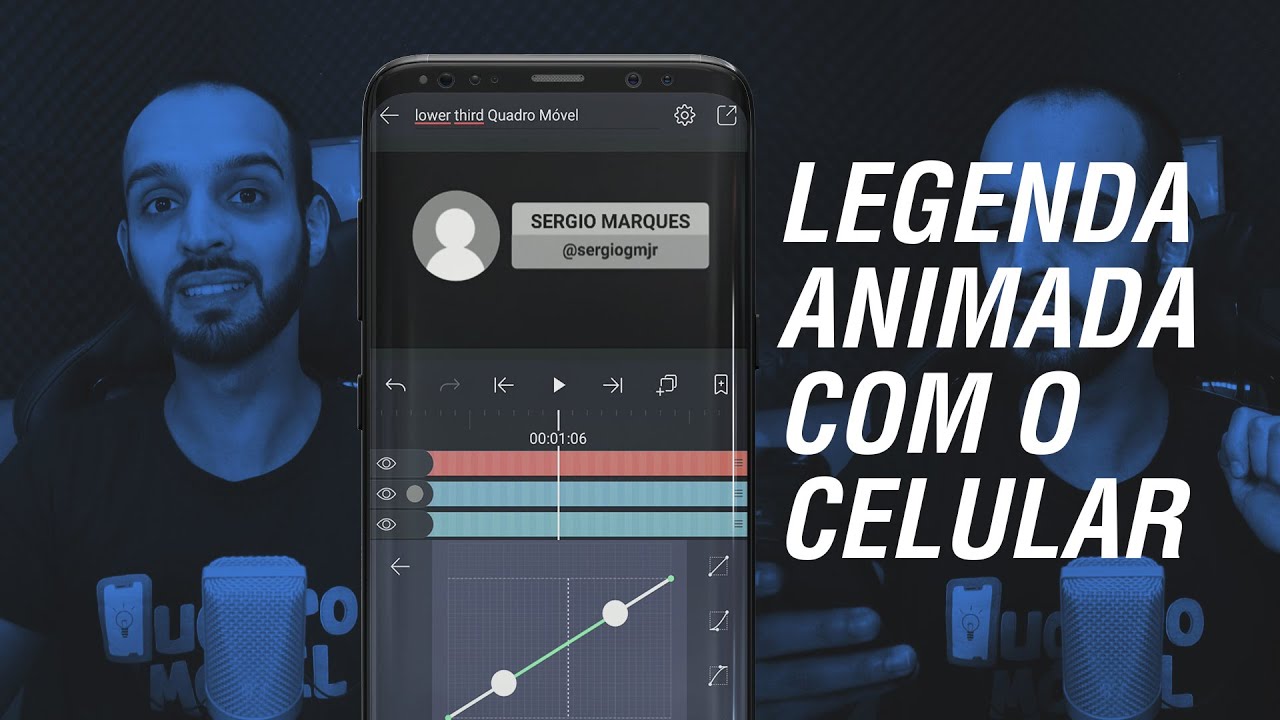 ANIMAÇÃO COM CELULAR NA PRÁTICA! (Lower third, leganda animada, motion graphics)