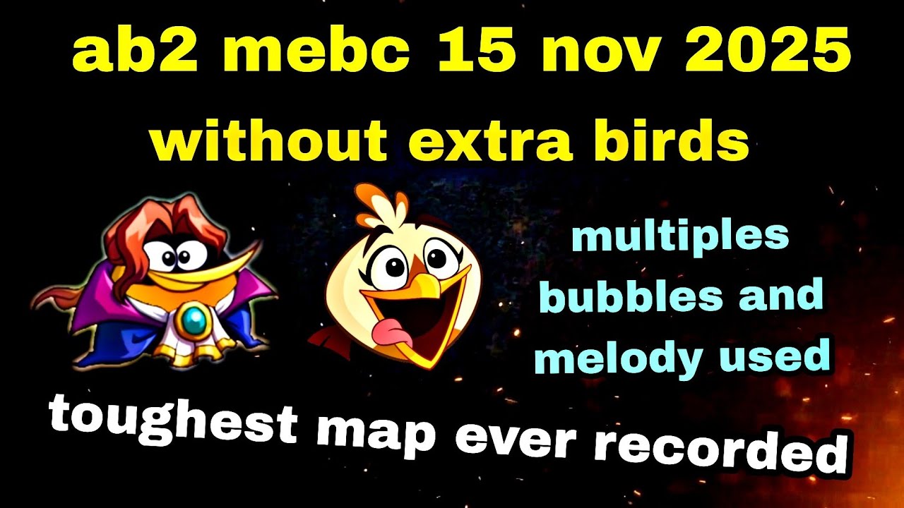 Angry birds 2 mighty eagle bootcamp Mebc 15 nov 2025 without extra birds #ab2 mebc today