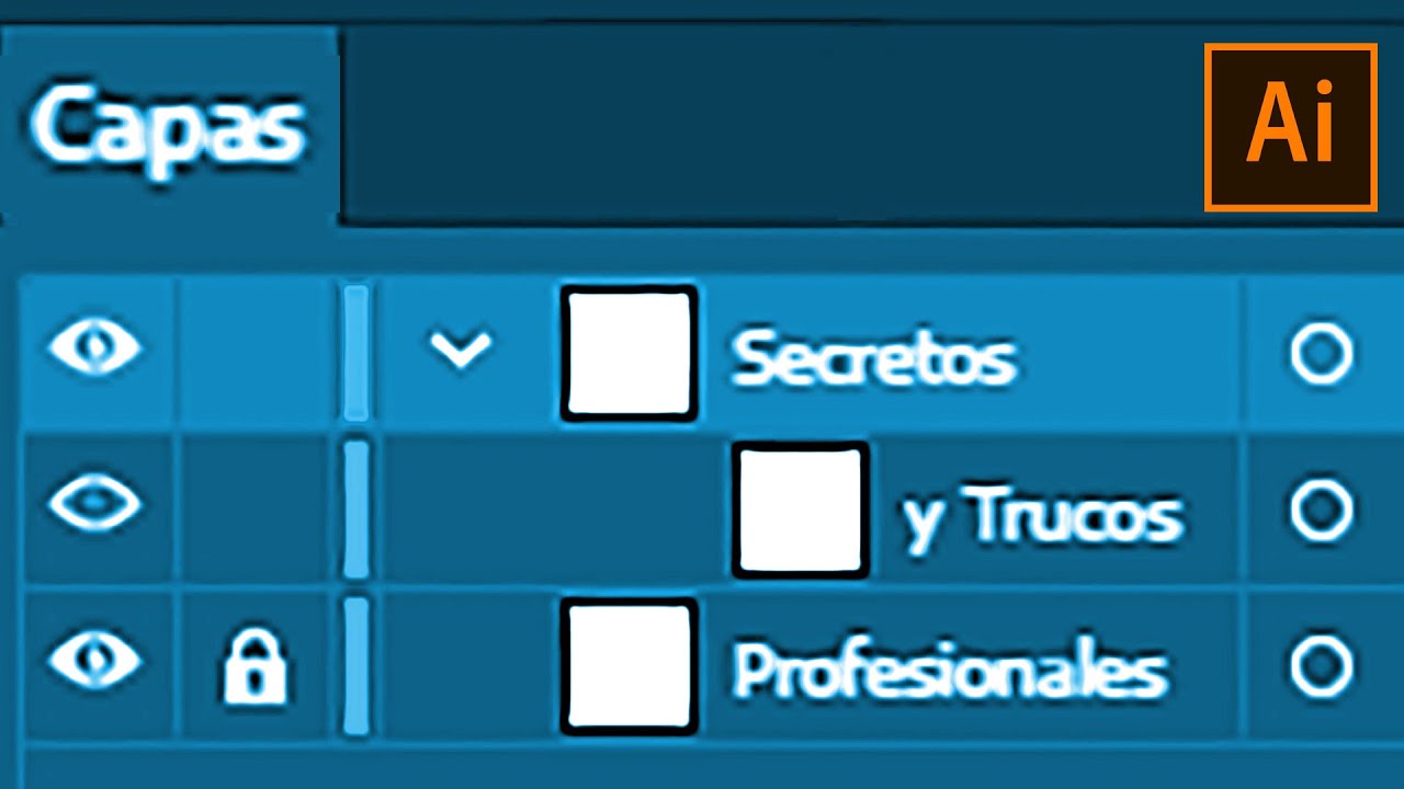 Combinar, unir, agrupar CAPAS en Illustrator cc 2019