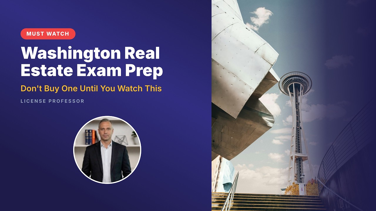 Washington Real Estate Exam Prep &mdash; Don't Buy One Until You Watch This