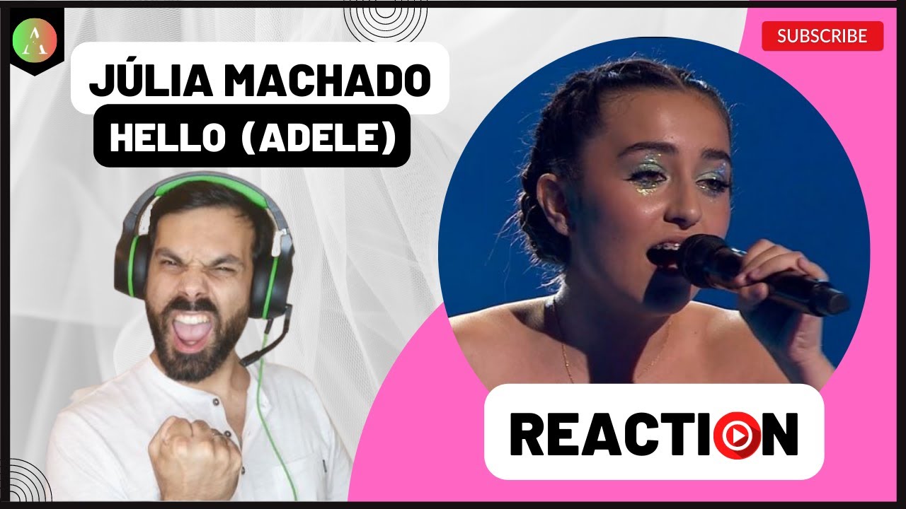 JÚLIA MACHADO m/v "Hello" da Adele - REACT | Final The Voice Kids Portugal | GRANDE VENCEDORA! 🥳🏆🎙️