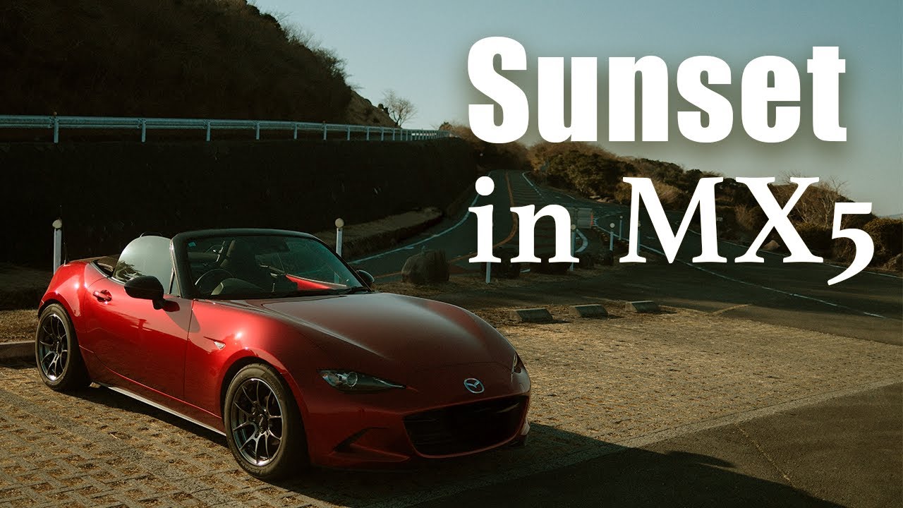 Sunset Drive on Izu Skyline, Japan | Seeing Mt. Fuji & Atami Bay | Raw POV in an MX-5