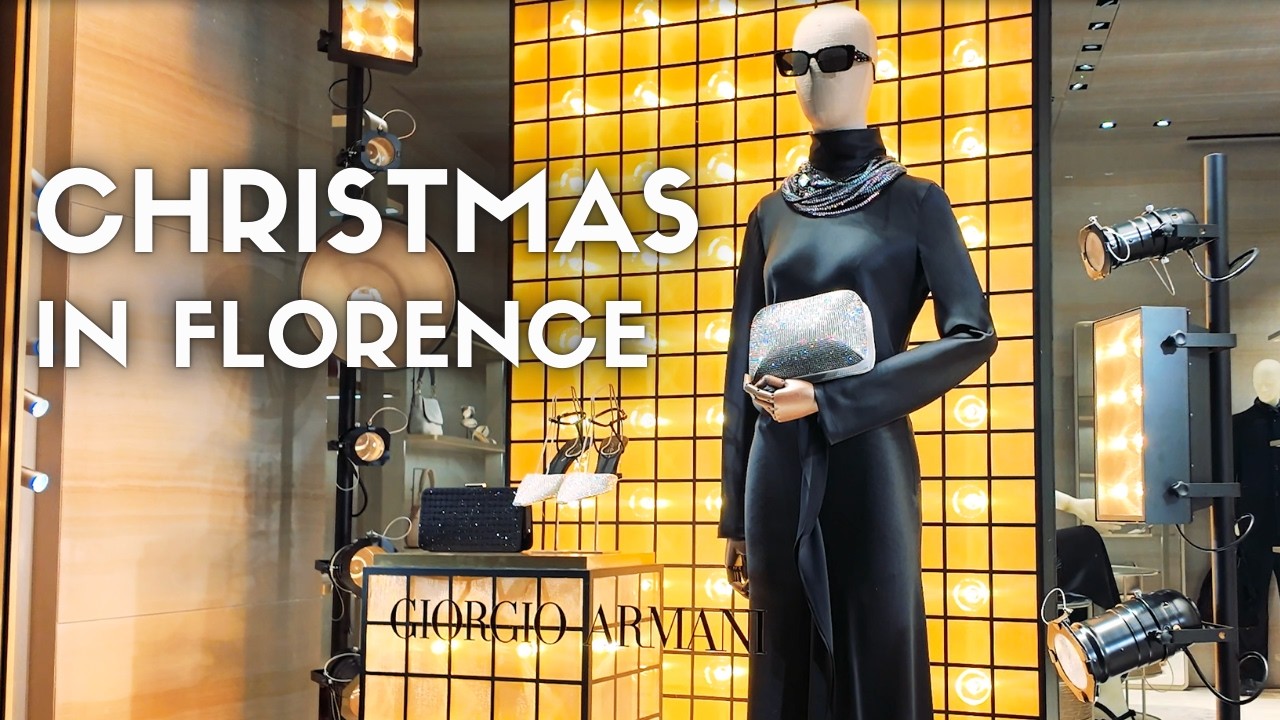 Christmas Shopping Magic in Florence’s Fashion District