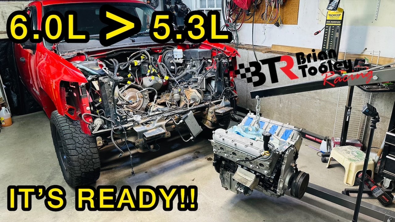 6.0L LY6 BTR TRUCK NORRIS CAM УСТАНОВИТЕ НОВЫЙ ДВИГАТЕЛЬ ОТЦА! ОБМЕН С 5.3L НА 6.0L!