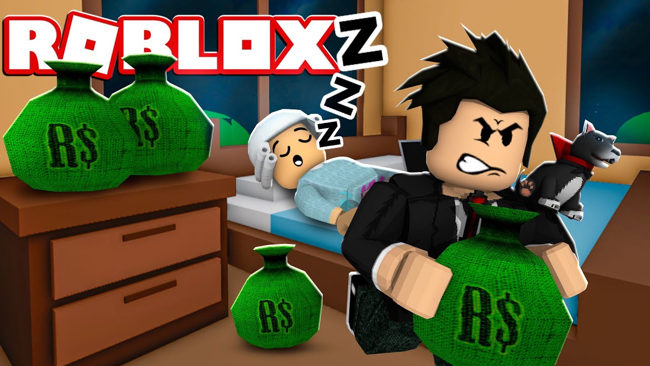 LOKIS NA CASA DA VOVÓ RICA | Roblox - Rob the House