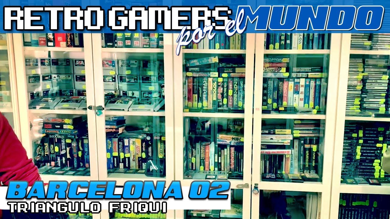 Triangulo Friki | Barcelona #02 | Tiendas frikis y videojuegos Retro【Retro Gamers por el Mundo 4K】