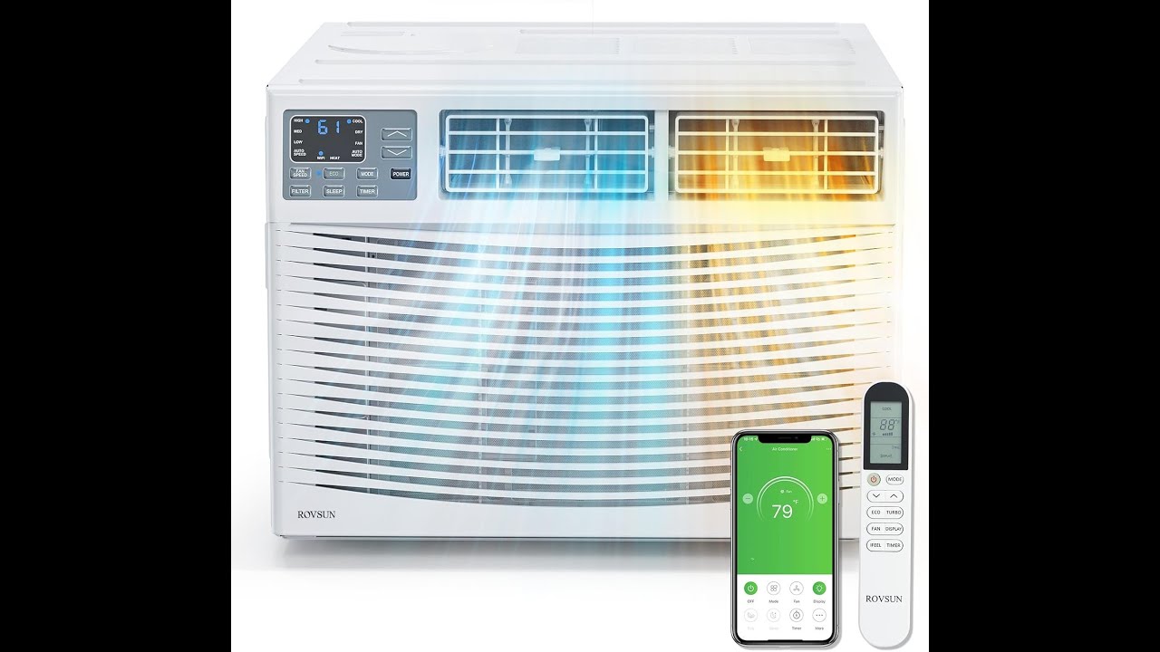 Review: ROVSUN 8000 BTU Window AC with Heat – Smart Cooling & Heating Combo