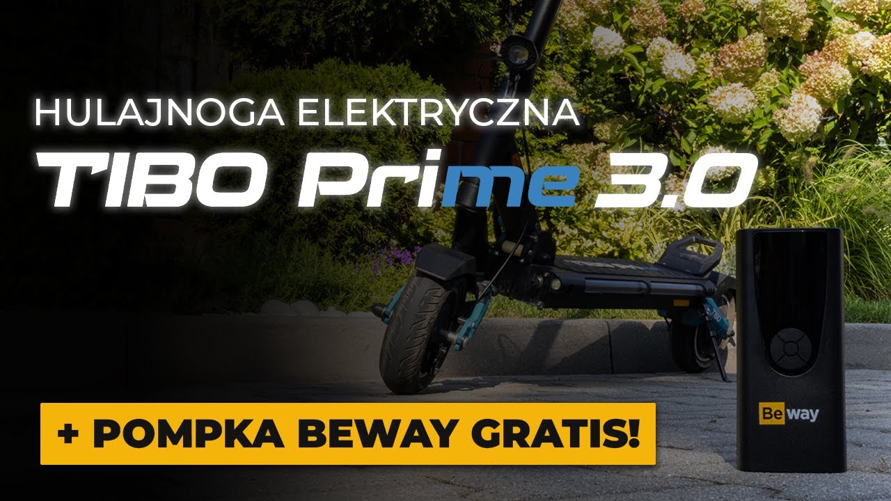 Hulajnoga elektryczna Tibo Prime 3.0 w WYJĄTKOWEJ CENIE 🚀 || Mobiway.pl