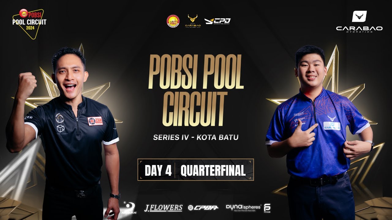 GEBBY - RAMA VS ALBERT - CARABAO | POBSI POOL CIRCUIT SERI IV - KOTA BATU [ TOP 8 ROUND ]