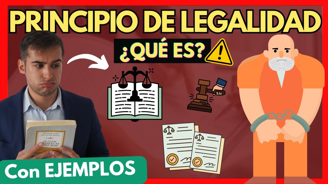 ➡️ PRINCIPIO de LEGALIDAD en el DERECHO PENAL: ¿Qué es?【DESCUBRE TODO con EJEMPLOS en 5 pasos]