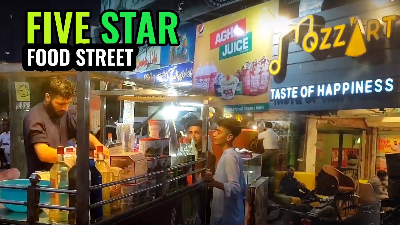 🇵🇰 5 Star Food Street Walk Tour, Haveli Restaurant, Nazimabad Karachi Pakistan